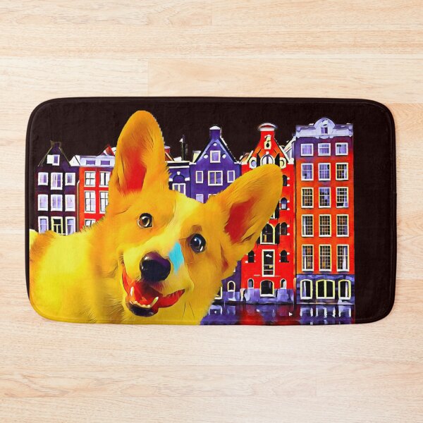 Item preview, Corgi selfie in Amsterdam, Holland.  designed and sold by NatanDesigns.