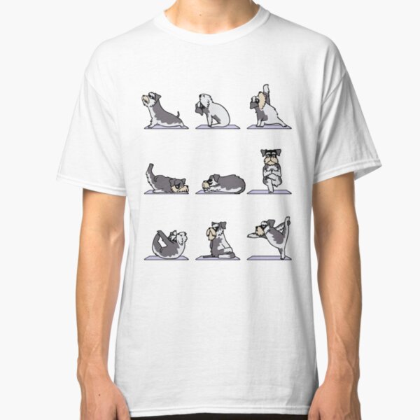 Miniature Schnauzer Yoga Classic T-Shirt