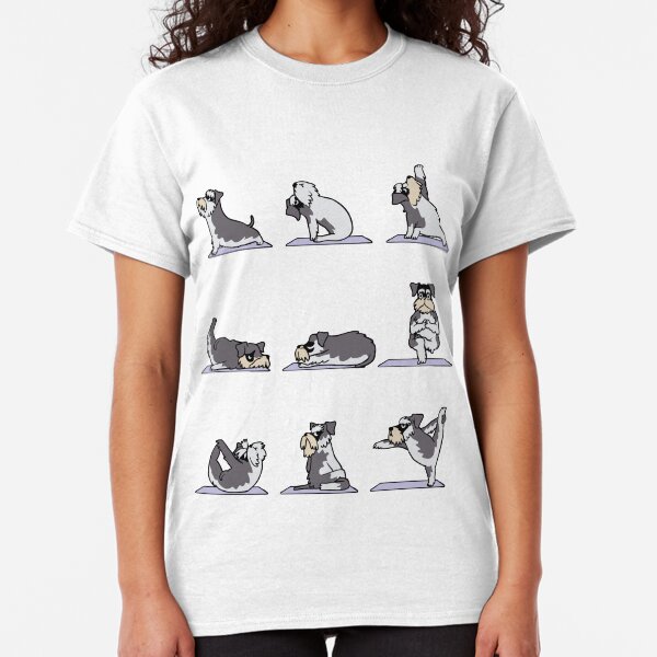 Miniature Schnauzer Yoga Classic T-Shirt