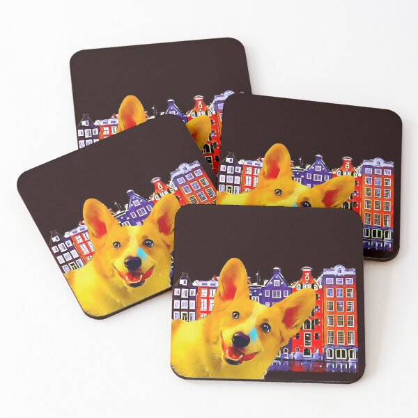 Item preview, Corgi selfie in Amsterdam, Holland.  designed and sold by NatanDesigns.
