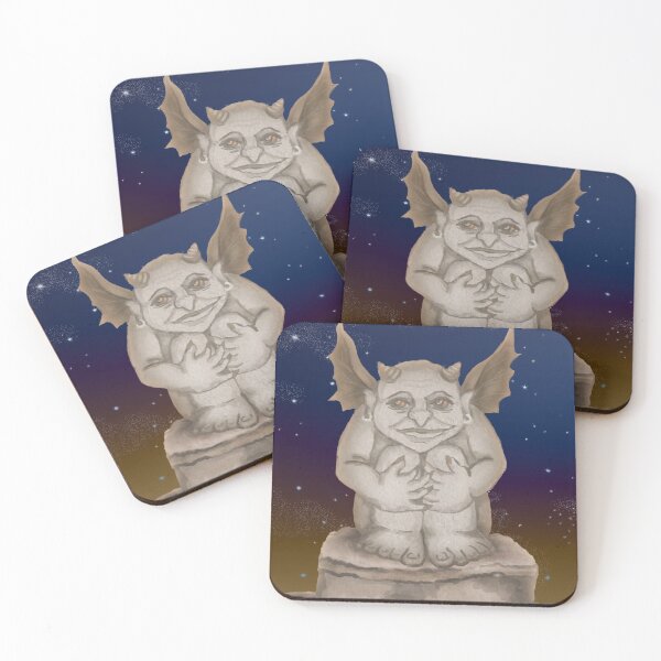 Item preview, Happy Little Gargoyle Guy designed and sold by Full Frog Moon.