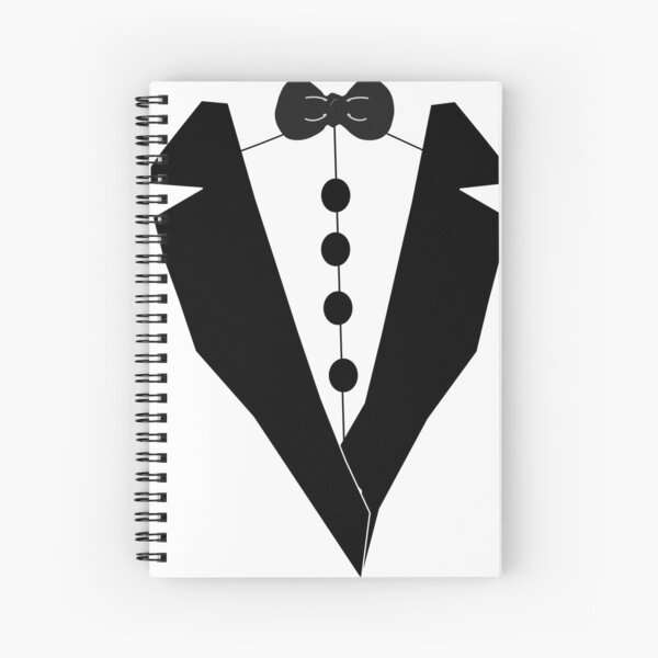 Suit Jacket Spiral Notebooks Redbubble - grey suit beatles roblox