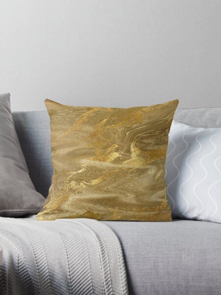 Artikel-Vorschau von Gold Liquid Marble Metallic Folie, designt und verkauft von ColorFlowArt.