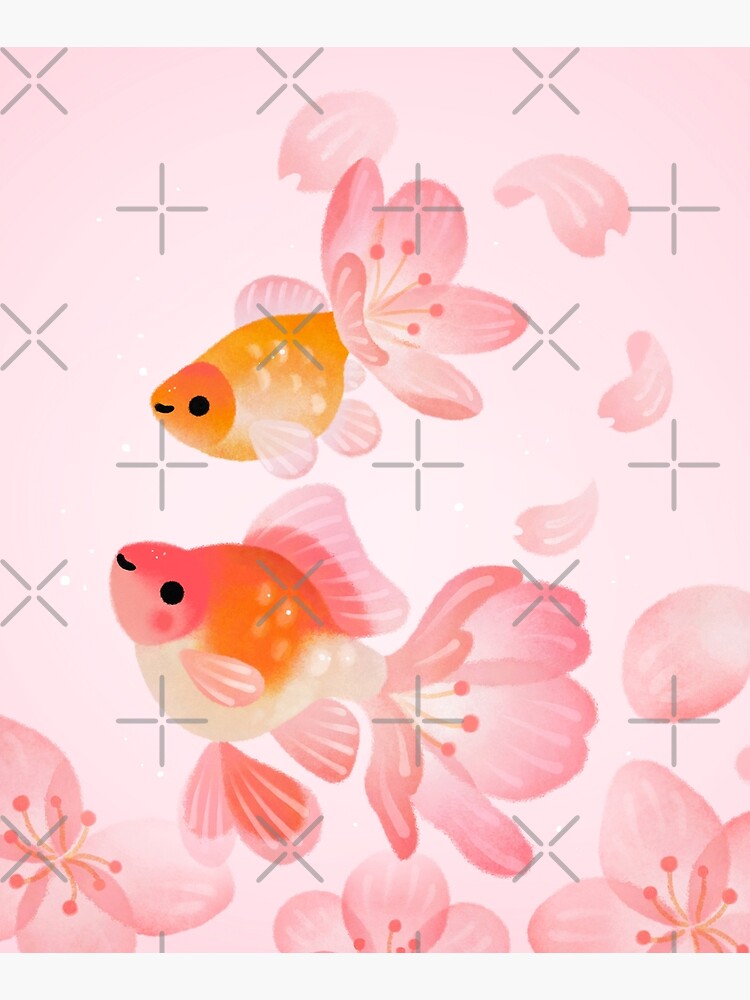 Cherry blossom goldfish 1 by pikaole
