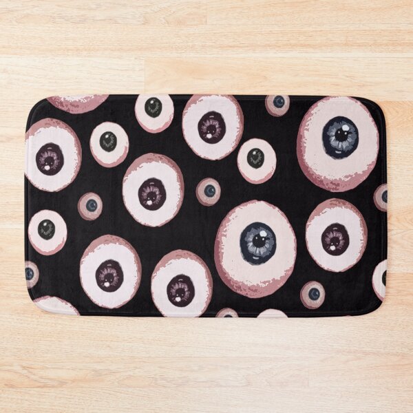 Gothic Eyeballs Bath Mat