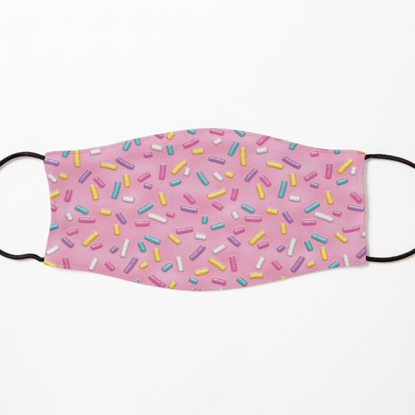 Sweet Sweet Pink Donut Sprinkles Kids Mask