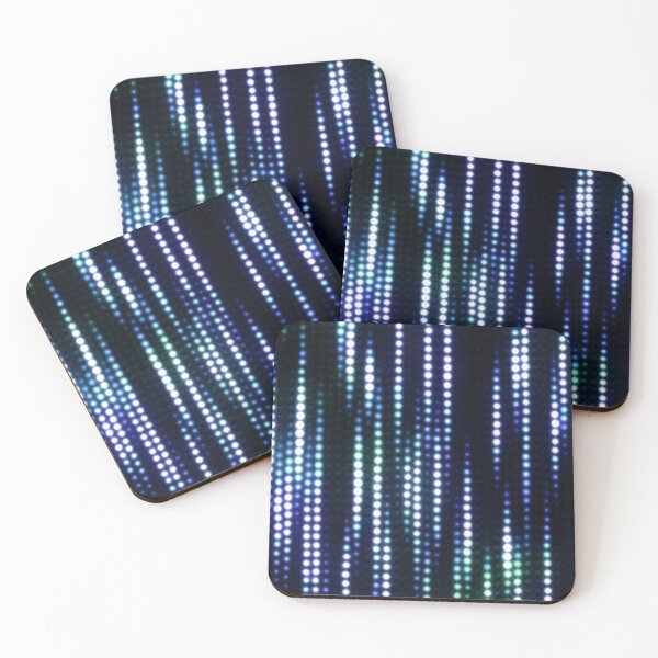 Item preview, Glowing Wall of Circular LED Light Bokeh Streams Flowing Downward designed and sold by IncrediVFX.