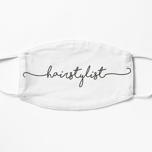 Hair stylist Elegant Cursive Letter Mask