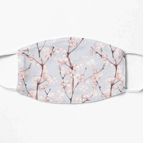 Blossom. Watercolor seamless floral pattern Flat Mask