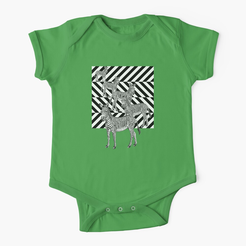 Zebra Optical Illusion - Black and White Stripes Animal Print