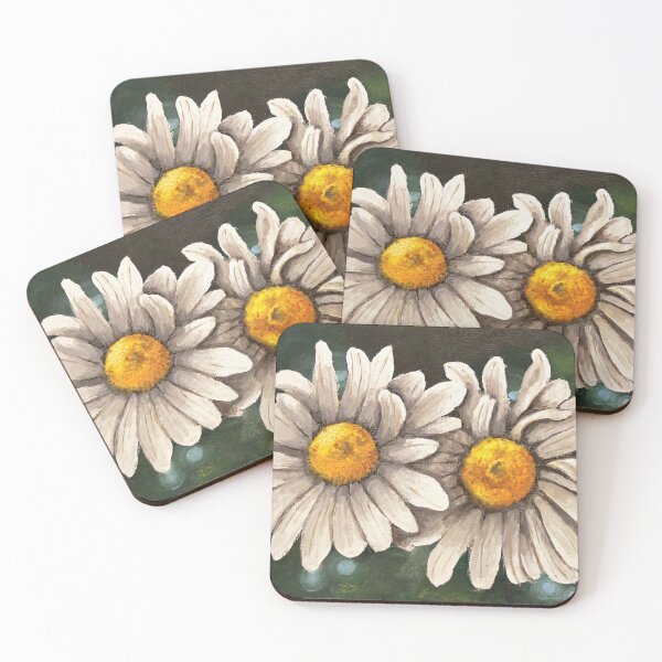 Item preview, Daisies - acrylic on canvas designed and sold by Pansymade.