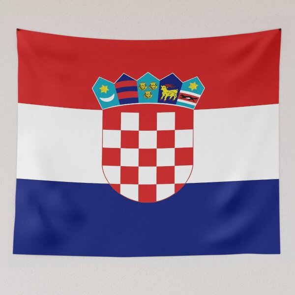 Item preview, Croatia flag designed and sold by flagshop.