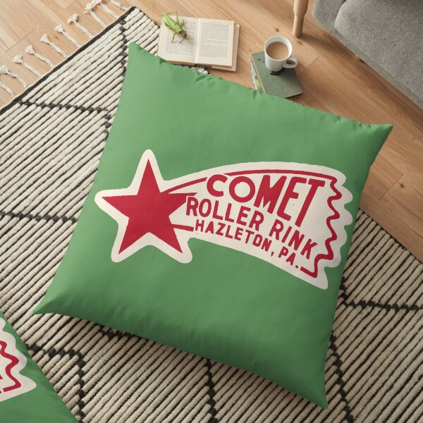 Comet Roller Rink Floor Pillow
