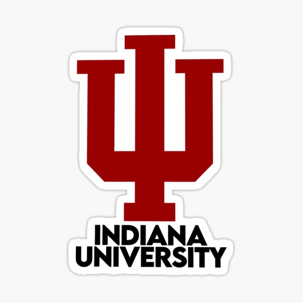 Indiana Logo Sticker