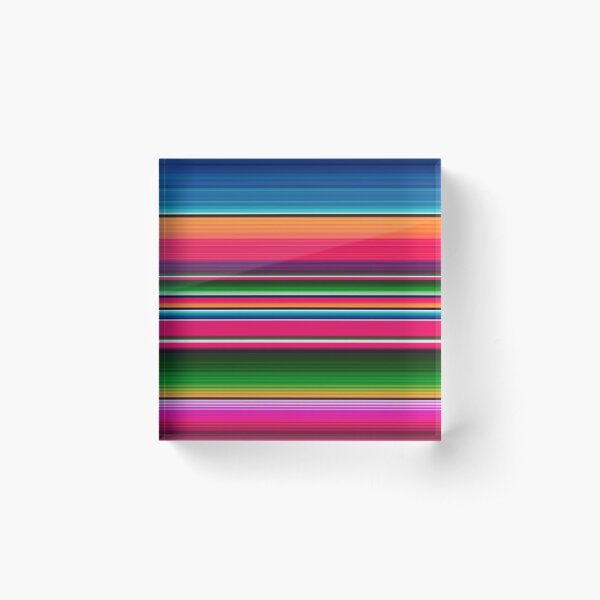 Item preview, Mexican Blanket Striped Fiesta Serape  designed and sold by ColorFlowArt.