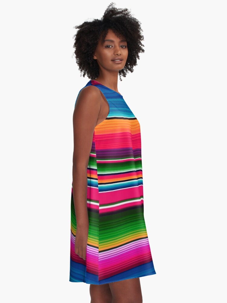 Serape 2025 print dress