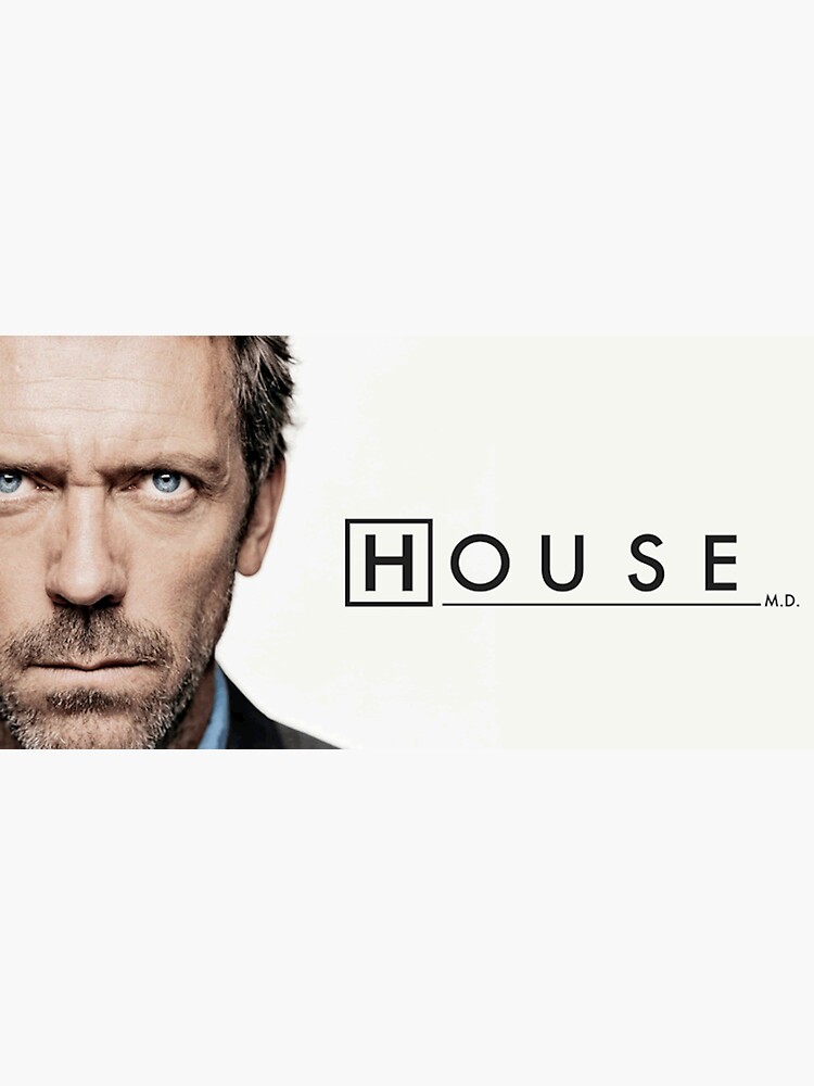 "HOUSE MD" Sticker by duckyaisha Redbubble