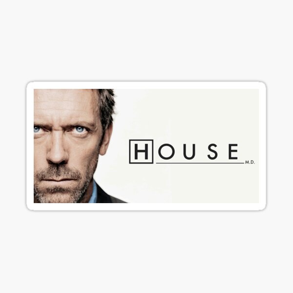 "HOUSE MD" Sticker by duckyaisha Redbubble