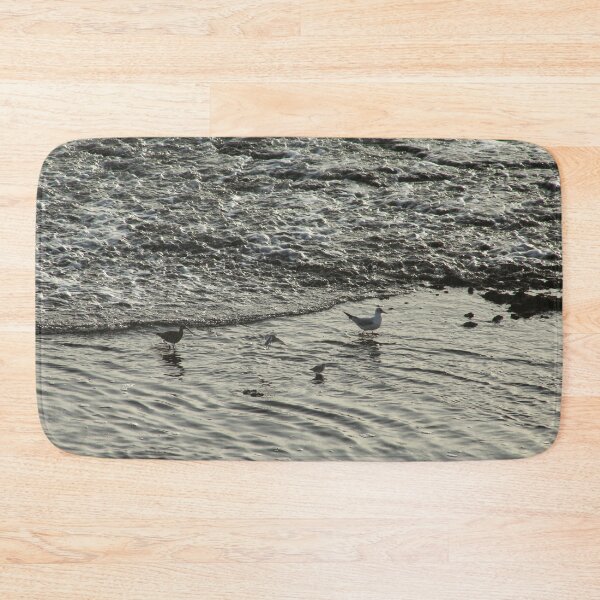 Item preview, Shorebirds Wading Seashore  Curlew Sandpipers Seagull designed and sold by Anna Lemos.