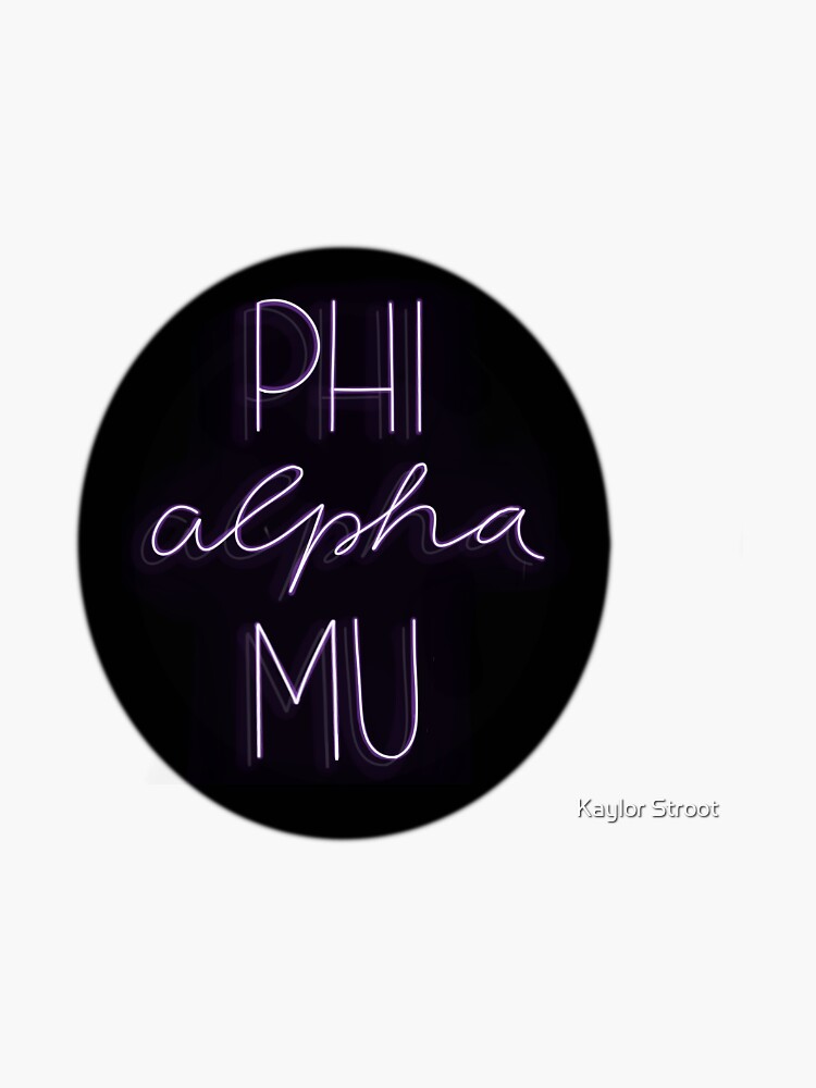 Phi Alpha Mu Neon by ks00