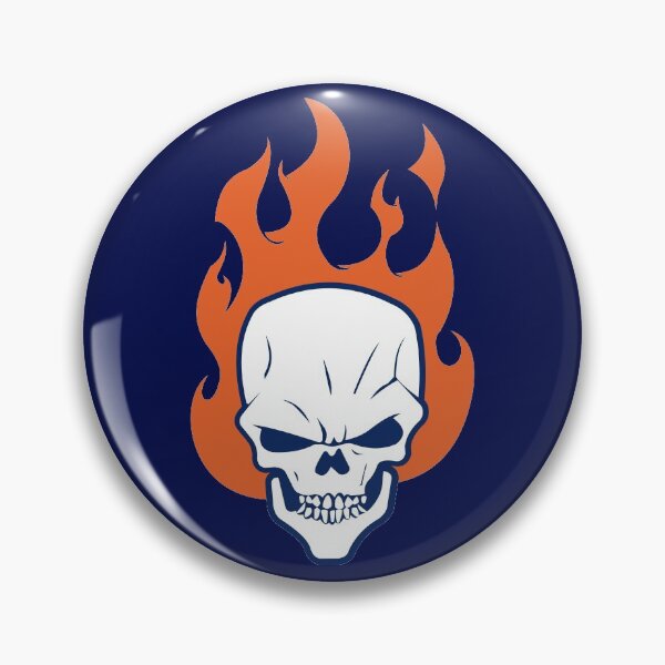Item preview, Flaming Skull designed and sold by doctorheadly.
