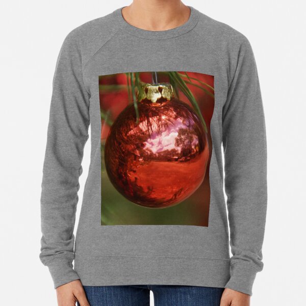 Celebrating Christmas by Avril Thomas Lightweight Sweatshirt