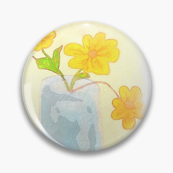Item preview, Yellow watercolor flowers designed and sold by Tonyasartprints.