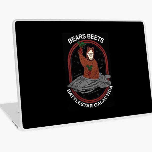 Bears Beets Battlestar Galactica Meme Laptop Skins | Redbubble