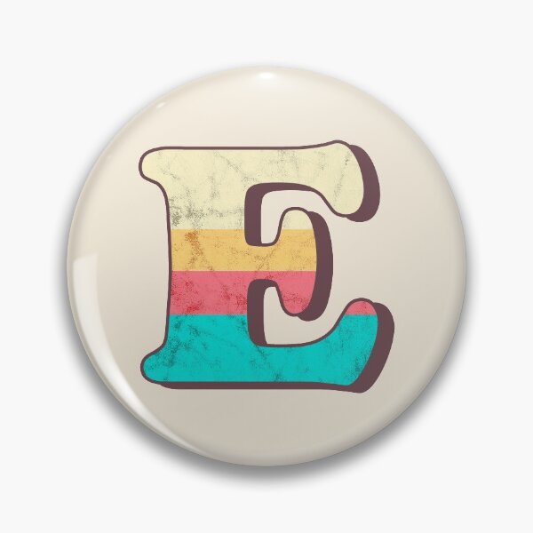 Item preview, E letter, vintage alphabet, typography, font designed and sold by OkihanaShop.