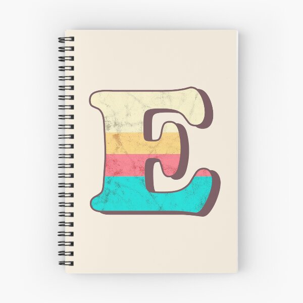 Item preview, E letter, vintage alphabet, typography, font designed and sold by OkihanaShop.