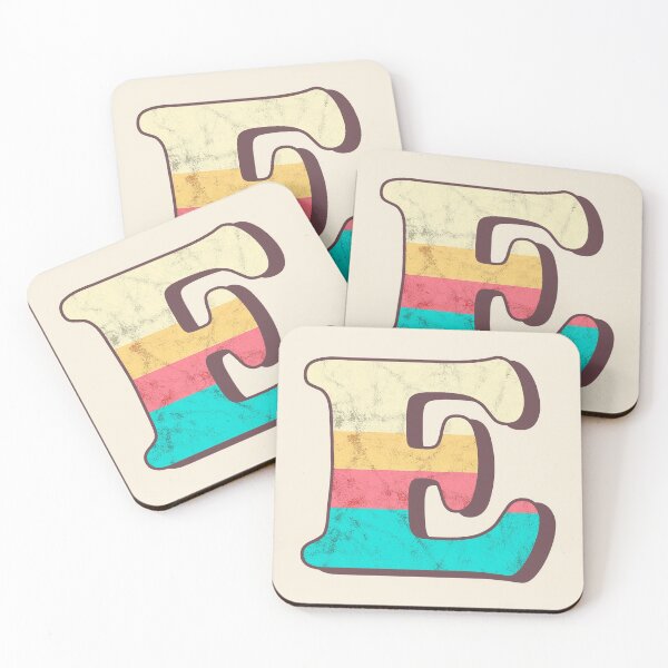 Item preview, E letter, vintage alphabet, typography, font designed and sold by OkihanaShop.