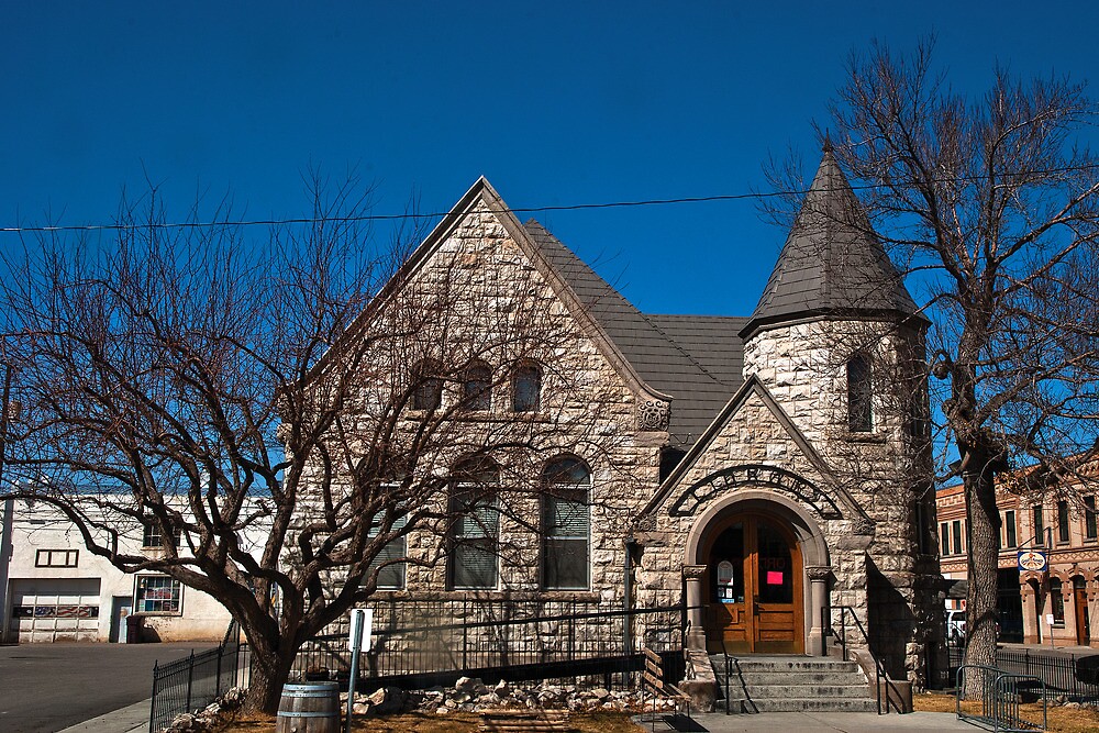 "The Dillon (Montana, USA) Public Library" by Bryan Spellman Redbubble