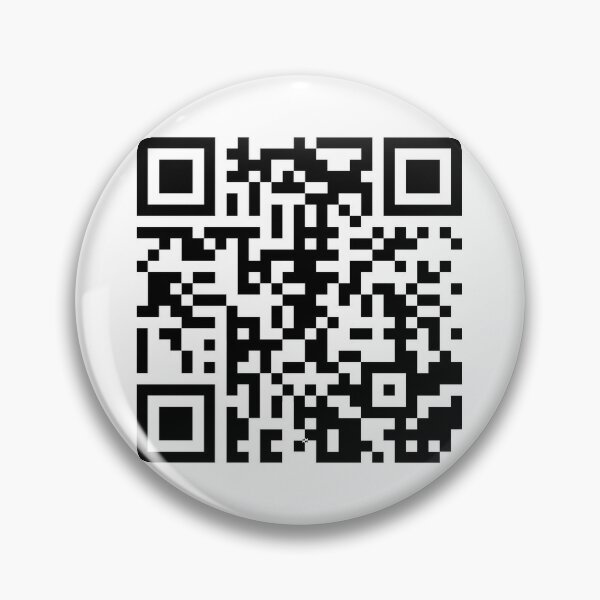 Rick Roll Your Friends! QR code that links to Rick Astley's “Never Gonna  Give You Up”  music video Sticker for Sale by ApexFibers