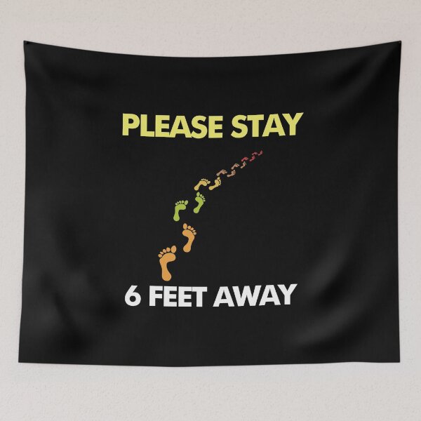 Item preview, Please Stay 6 Feet Away designed and sold by EstelleStar.