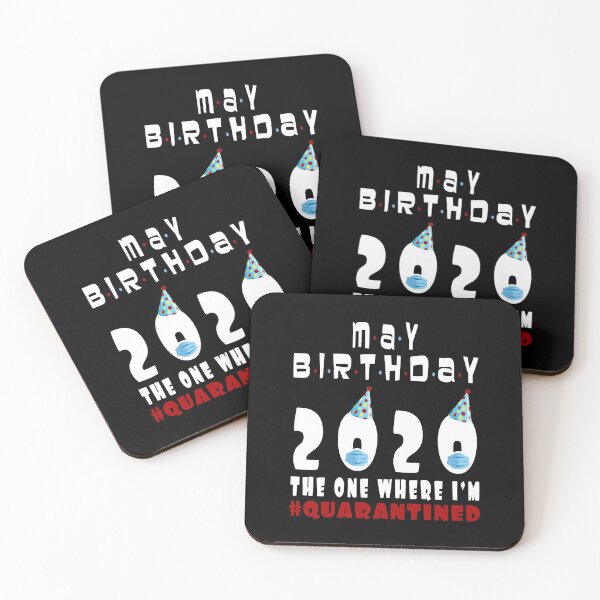 Item preview, May Birthday 2020 The One Where I'm Quarantined Quote Funny Social Distancing Birthday Gift Idea  designed and sold by AnimaLovers.