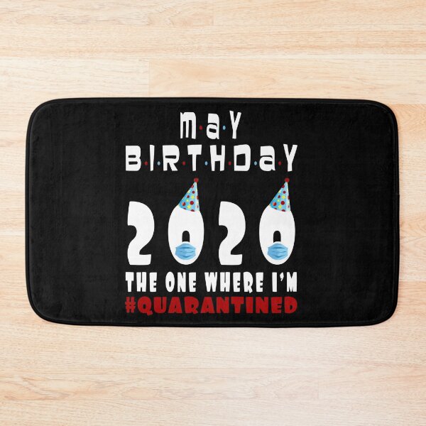 Item preview, May Birthday 2020 The One Where I'm Quarantined Quote Funny Social Distancing Birthday Gift Idea  designed and sold by AnimaLovers.