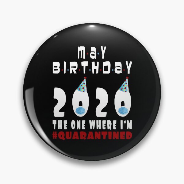Item preview, May Birthday 2020 The One Where I'm Quarantined Quote Funny Social Distancing Birthday Gift Idea  designed and sold by AnimaLovers.