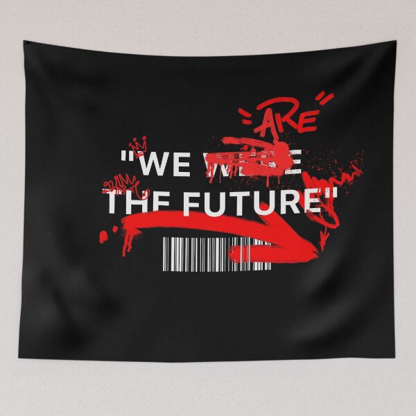 Item preview, "We Are The Future" Graffiti, Streetwear, hype, Modern T-Shirts designed and sold by SLV7R.