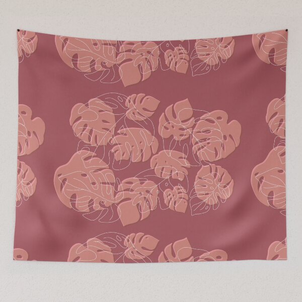 Item preview, Monstera Leaf Pink designed and sold by SHELBY BURNS.