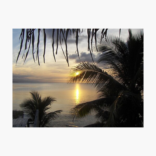 Sunset in San Pedro Sula, Honduras Photographic Print