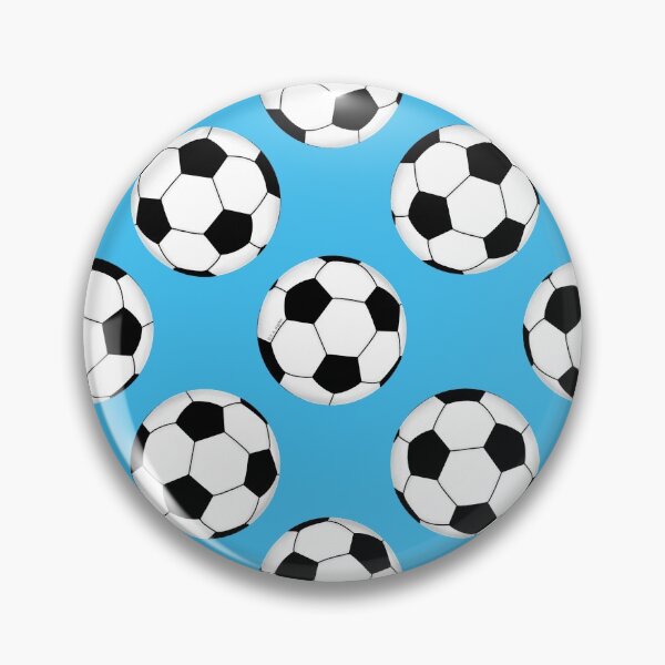 Item preview, Soccer Ball Pattern Blue designed and sold by ArtVixen.