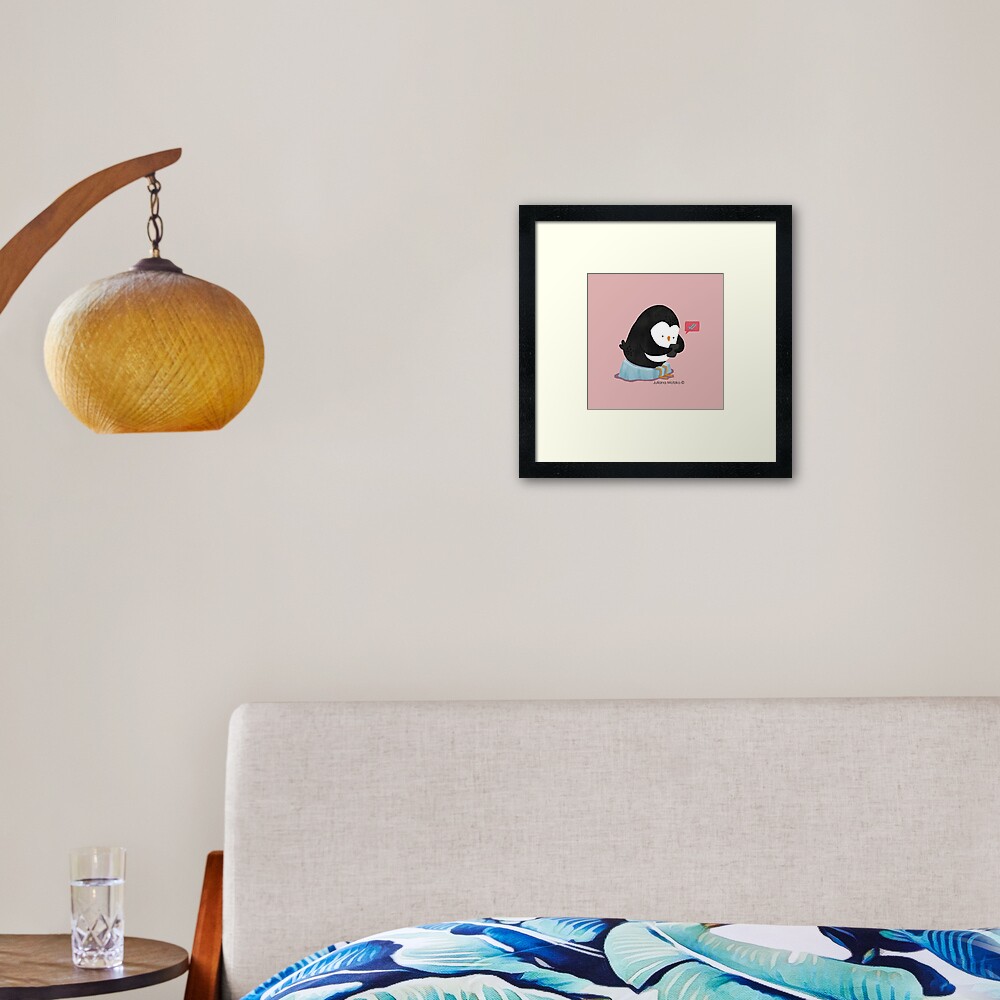 Message Read Framed Art Print