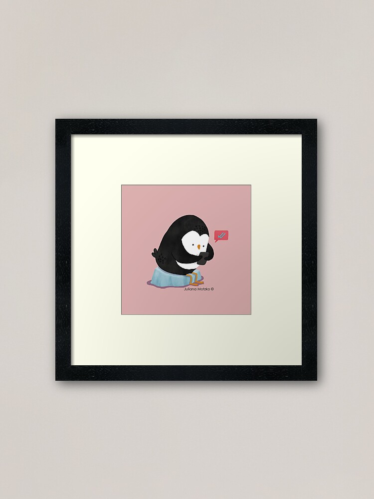 Alternate view of Message Read Framed Art Print