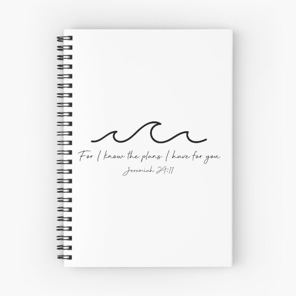 Item preview, Jeremiah 29:11 Waves, Black designed and sold by move-mtns.