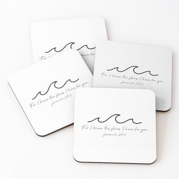 Item preview, Jeremiah 29:11 Waves, Black designed and sold by move-mtns.