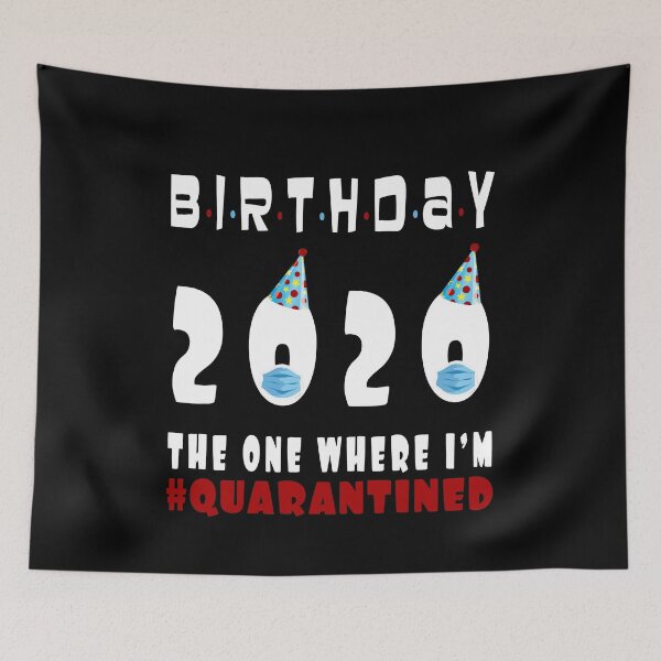 Item preview, Birthday 2020 Quarantined funny social distancing gift designed and sold by AnimaLovers.