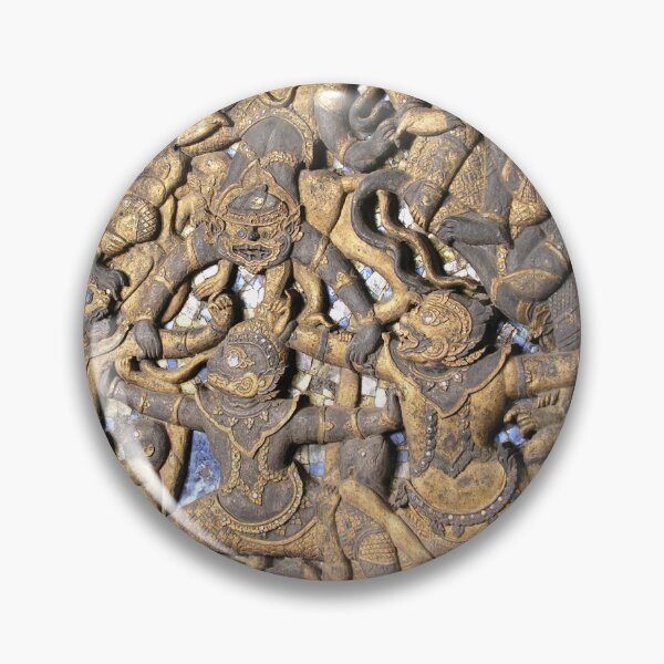 Item preview, Buddhist Golden Bas Relief Sculpture Laos designed and sold by worldways.