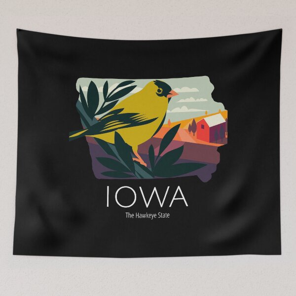Item preview, Iowa Proud State Motto The Hawkeye State product designed and sold by jakehughes2015.