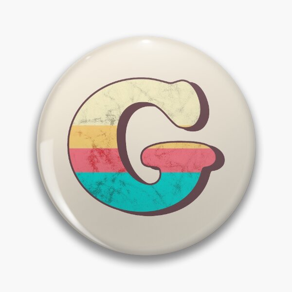 Item preview, G letter, vintage alphabet, typography, font designed and sold by OkihanaShop.