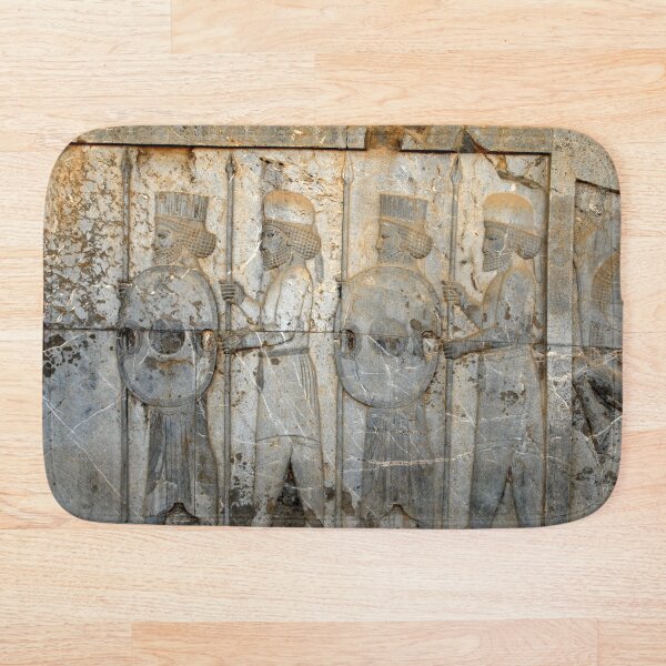 Artikelvorschau, Antike persische Krieger Skulptur Persepolis Persien Iran entworfen und verkauft von worldways.